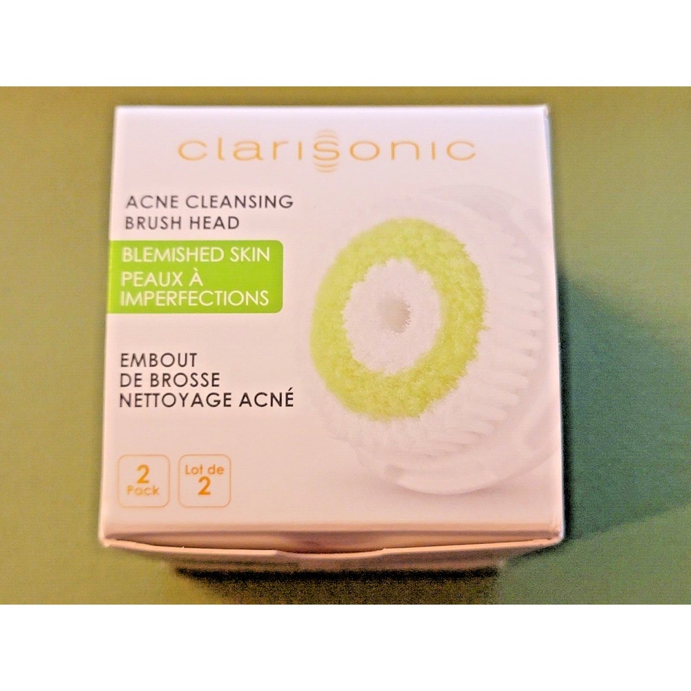 Clarisonic Acne Cleansing Facial Brush Head Blemish Prone Skin SINGLE NEW